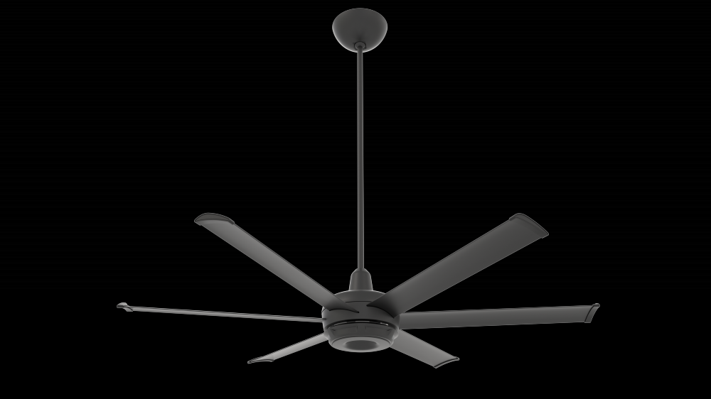 Ceiling Fan Kit, es6, 60", 100-277V/1PH, 0.05HP, 125W, Universal Mount