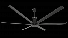 Big Ass Fans MK-I61-081806A728I12 - Ceiling Fan Kit, i6, 96", 100-277V/1PH, WiFi/BLE, Indoor, 0.05HP, 125W, Universal Mount