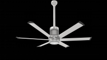 Big Ass Fans MK-I61-051806A727I24S2 - Ceiling Fan Kit, i6, 60", 100-277V/1PH, WiFi/BLE, Indoor, 0.05HP, 125W, Universal Mount