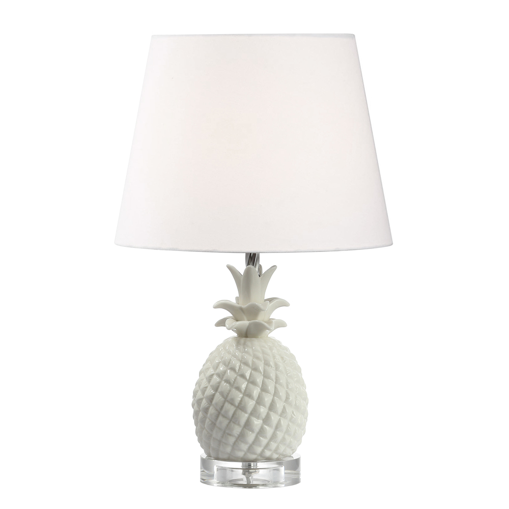 1LT Incandescent Table Lamp, White