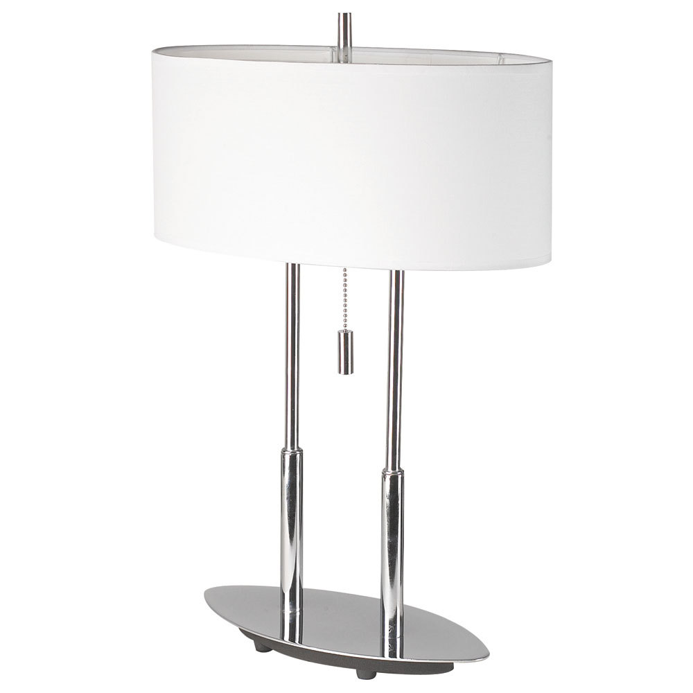 Table Lamp, Oval Shade