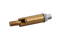Matteo Lighting A001A1AG - Aged Gold Brass Adaptor