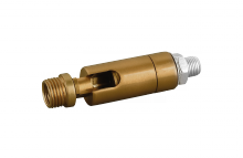 Matteo Lighting A001A2AG - Aged Gold Brass Adaptor
