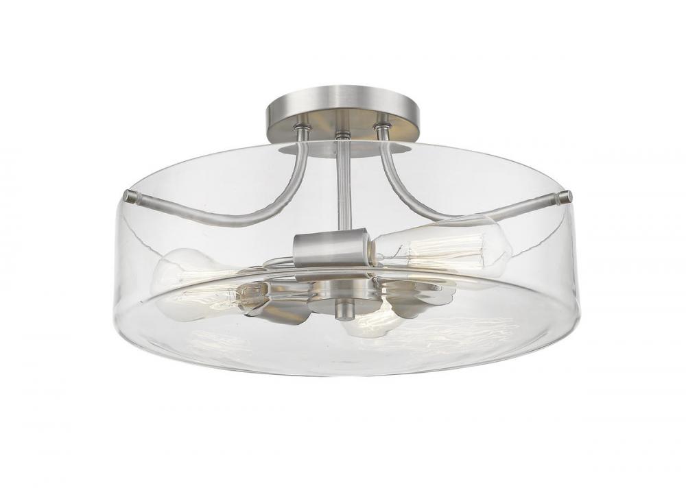 3 Light Semi Flush Mount