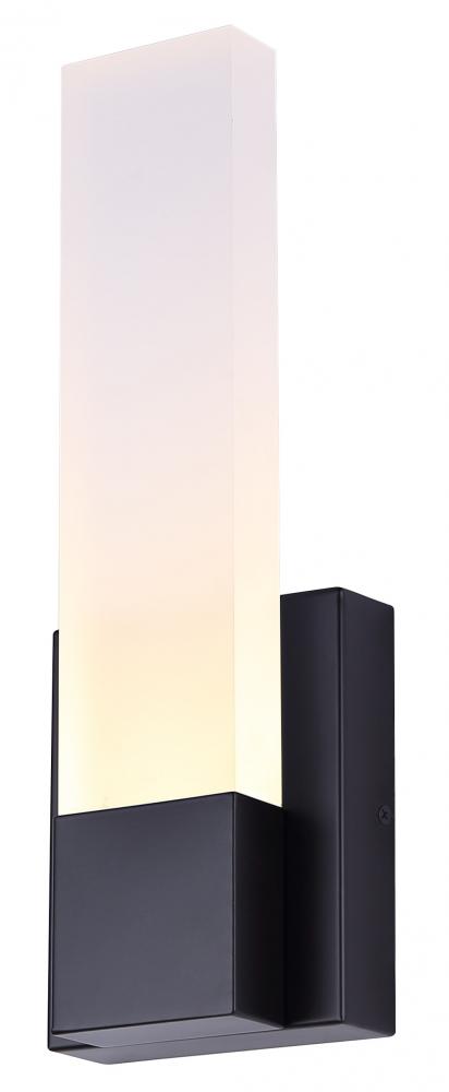 FARROW, MBK Color, 1 Lt LED Vanity, Acrylic, 11W LED (Int.), Dimm., 3000K 430L, 4000K 450L