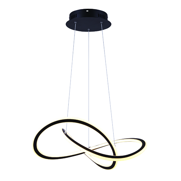 ZOLA, MBK Color, 21.375" Cable LED Chandelier, 43.5W LED (Integrated), Dimmable, 2500 Lumens