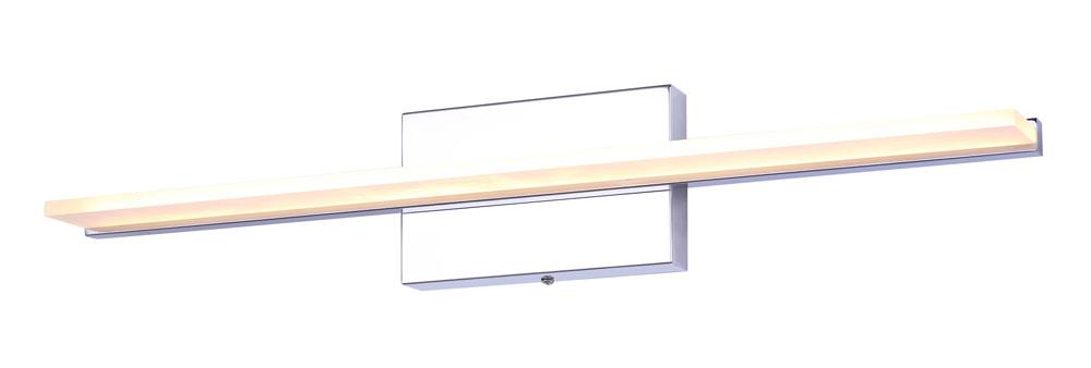 INDIO, 24.125" LED Vanity, Frosted Acrylic, 21W LED (Int.), Dimmable, 1080 Lumens