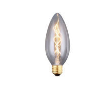 Canarm B-C35-7LG - Bulb, Edison Bulbs, 40W E12, Light Yellow Color, C35 Cone Shape, 2500hours