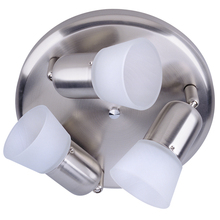 Canarm ICW5351 - Omni, Triple Head Ceiling/Wall, Frosted Glass, 60W A15 or R16