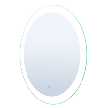 Canarm LM115S2727D - LED Oval Mirror, 27.5" W x 27.5" H, On off Touch Button, 43W, 3000K, 80 CRI