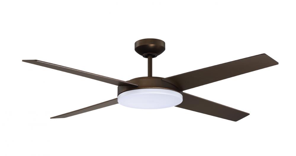LOPRO 52 in. LED Architectural Bronze DC motor Ceiling Fan