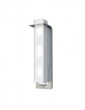 Kendal VF6800-3L-CH - SOVREN series 3-light Chrome vertical Bath light