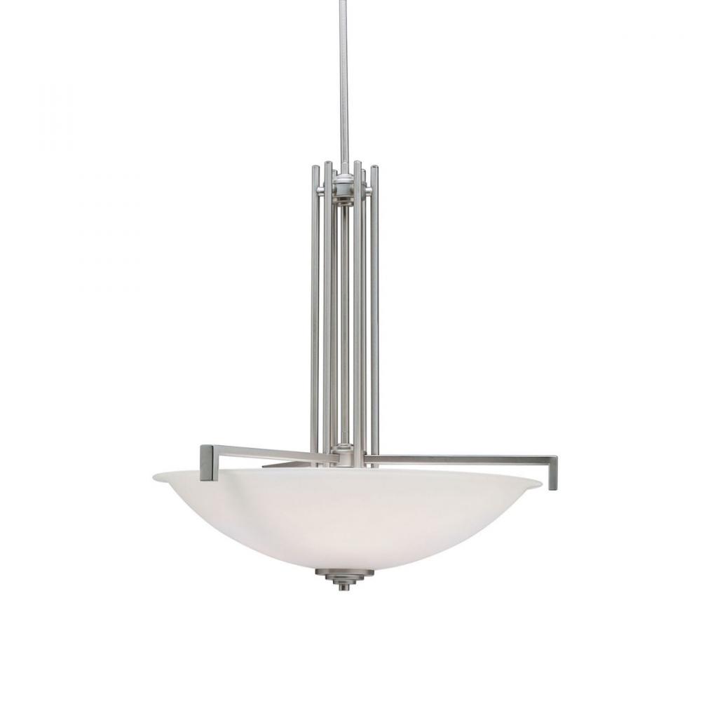 Eileen™ 4 Light Pendant with LED Bulbs Brushed Nickel