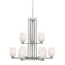 Kichler 1897NIL18 - Eileen™ 9 Light Chandelier with LED Bulbs Brushed Nickel