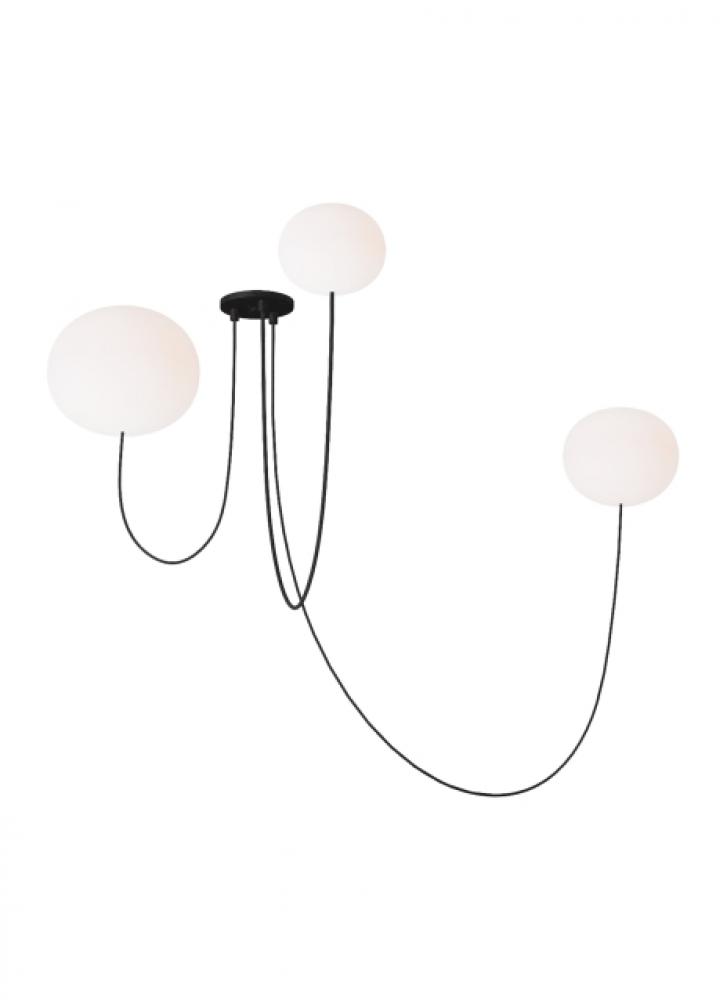 Helium Array 3 Light Chandelier