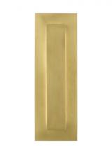 Visual Comfort & Co. Modern Collection 700OWASP93015DNBUNVS - Aspen Contemporary dimmable LED 15 Outdoor Wall Sconce Light outdoor in a Natural Brass/Gold Colored
