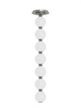 Visual Comfort & Co. Modern Collection SLPD22630NR-277 - The Perle 24 Damp Rated Integrated Dimmable LED Ceiling Pendant in Polished Nickel