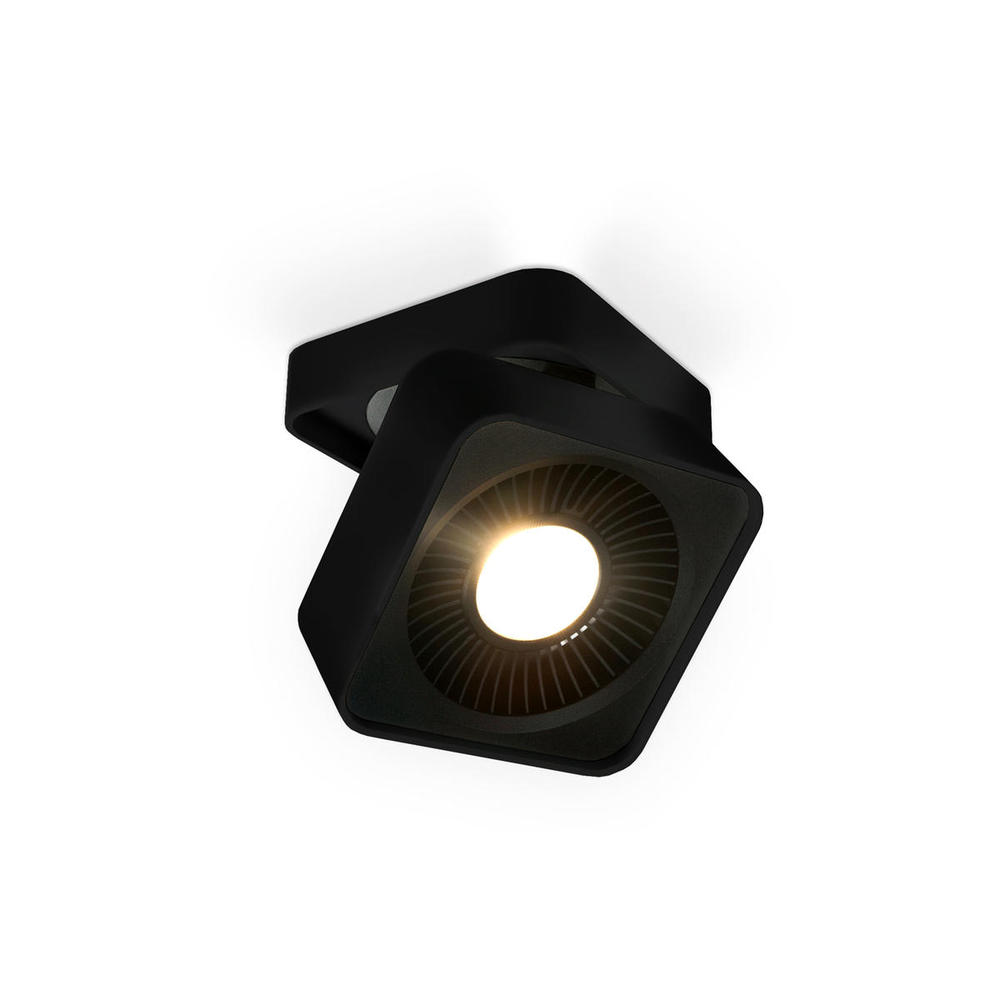 Solo Black LED Flush Mount