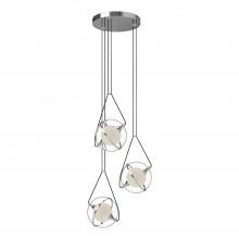 Kuzco Lighting Inc CH76718-CH - Aries 18-in Chrome LED Chandeliers