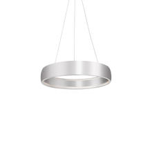 Kuzco Lighting Inc PD22723-BS - Halo 23-in Brushed Silver LED Pendant