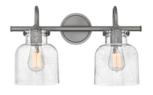 Hinkley Canada 50122AN - Small Cylinder Glass Two Light Vanity