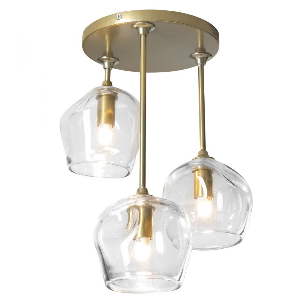 Ume 3-Light Semi-Flush