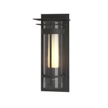 Hubbardton Forge - Canada 305996-SKT-20-ZS0654 - Torch  Seeded Glass Small Outdoor Sconce with Top Plate