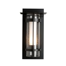 Hubbardton Forge - Canada 305997-SKT-80-ZS0655 - Torch  Seeded Glass with Top Plate Outdoor Sconce