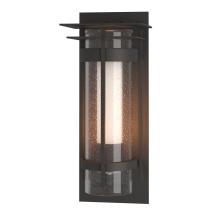 Hubbardton Forge - Canada 305999-SKT-20-ZS0664 - Torch  Seeded Glass XL Outdoor Sconce with Top Plate