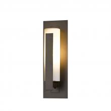 Hubbardton Forge - Canada 307285-SKT-75-GG0066 - Forged Vertical Bars Small Outdoor Sconce