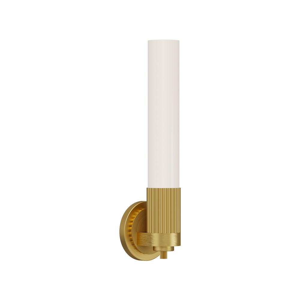 Rue 5-in Brushed Gold 1 Light Wall/Vanity