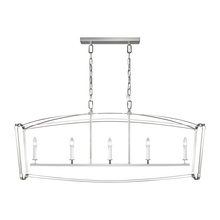 Visual Comfort & Co. Studio Collection F3326/5PN - Linear Chandelier