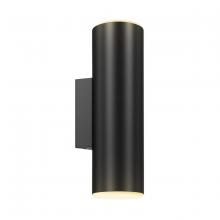 Dals LEDWALL-A-BK - 4 Inch Round Adjustable LED Cylinder Sconce
