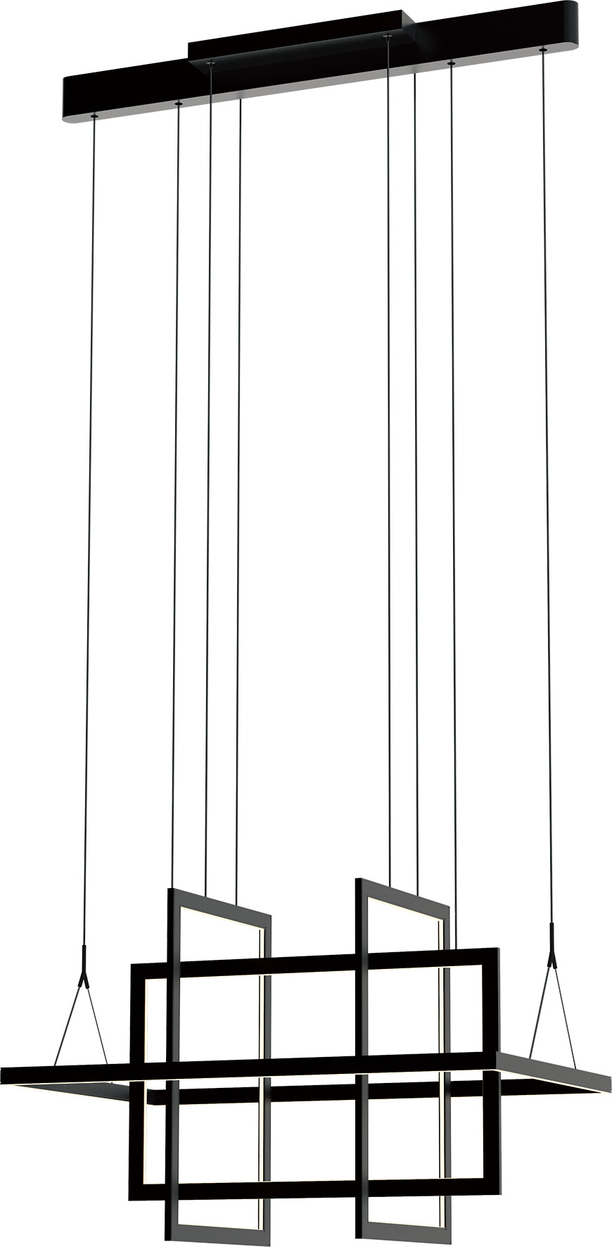 Geometry Multi-Tier Chandelier