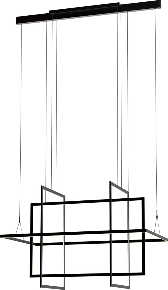 Geometry Multi-Tier Chandelier