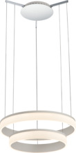 Page One Lighting PP120048-VW/CM - Halo 2 Tier Ring Chandelier