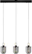 Page One Lighting PP121363-SDG/SM - Century 3 Light Linear Pendant