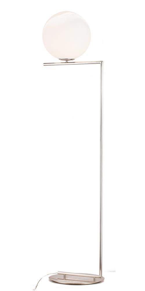 Satin Nickel Floor Lamp