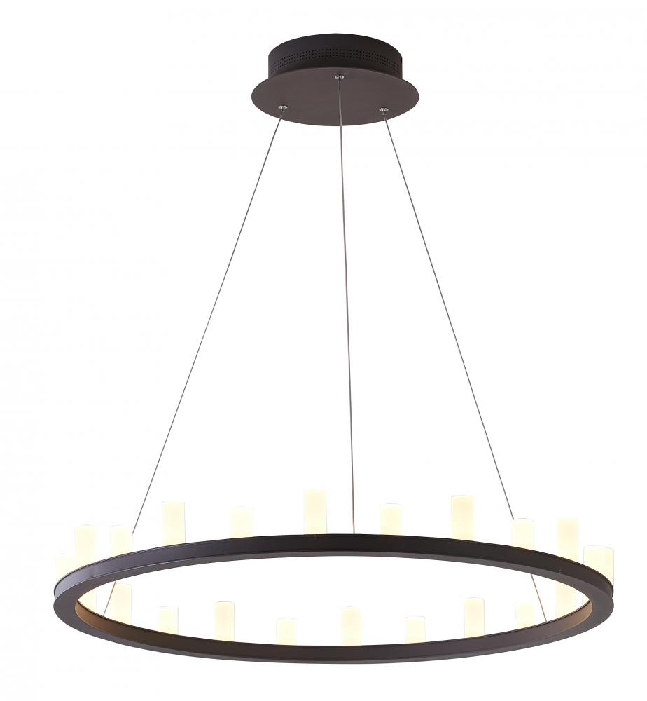 Coffee Brown LED Chandelier