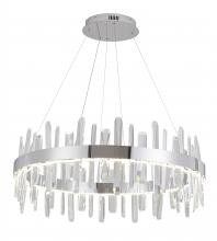 Bethel International Canada FT71C32CR - Stainless Steel and Crystal LED Chandelier