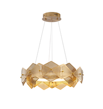 Bethel International Canada GL505C25G - Brass LED Chandelier