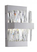 Bethel International Canada LX61W10CH - Stainless Steel and Crystal Wall Sconce